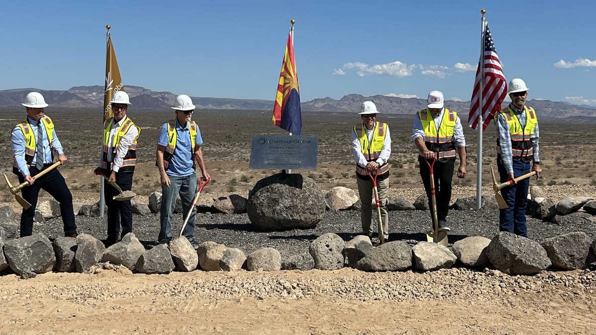 Fotografía que ilustra la noticia: ContourGlobal arranca en Arizona su mayor proyecto renovable: 509 MW solares con 1,4 GWh de baterías para Tesla