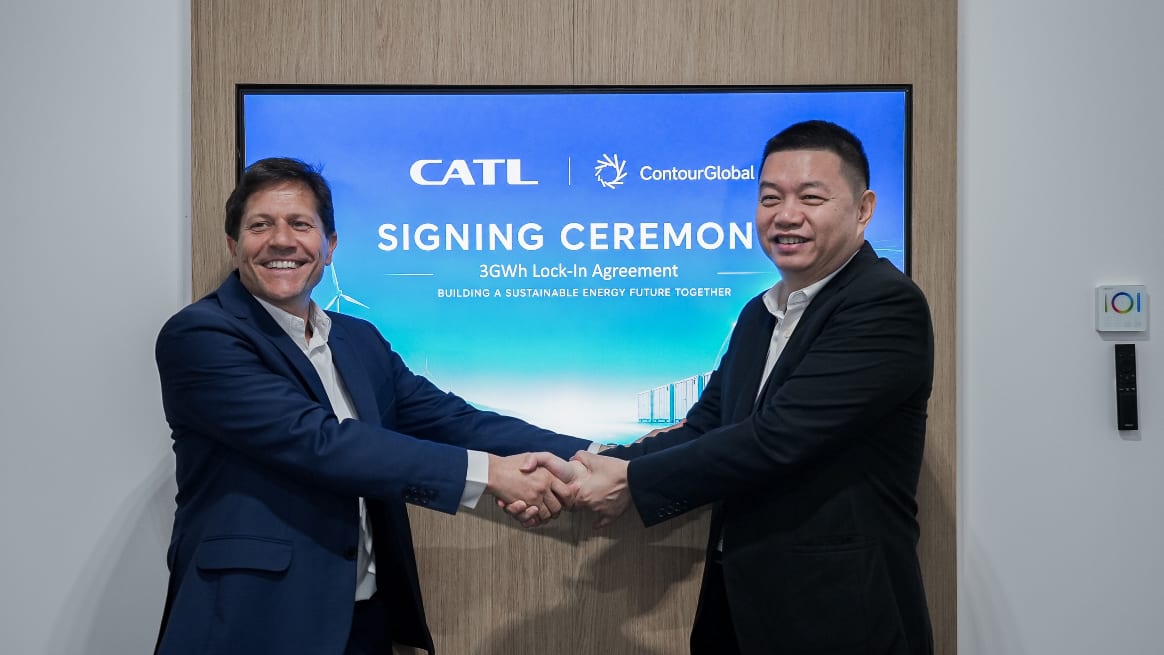 Fotografía que ilustra la noticia: ContourGlobal firma con CATL un acuerdo de 3 GWh de baterías para proyectos en Reino Unido, Grecia y Chile
