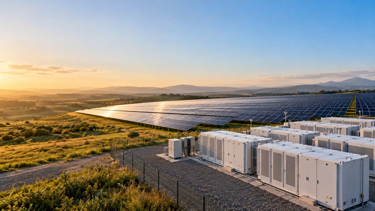 Fotografía que ilustra la noticia: Las baterías abren una nueva vía para financiar la fotovoltaica: los bancos ya analizan la hibridación