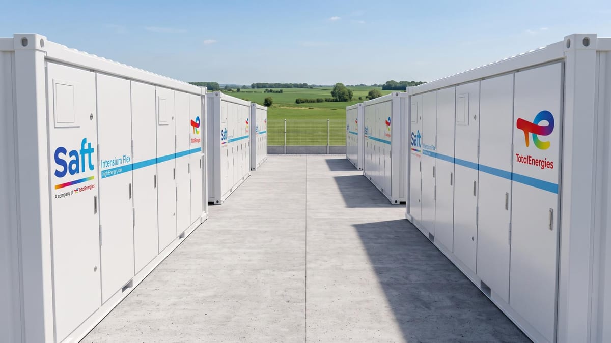 Fotografía que ilustra la noticia: Saft suministrará 122 MWh en baterías a Axpo para dos proyectos en Francia con entregas en 2027